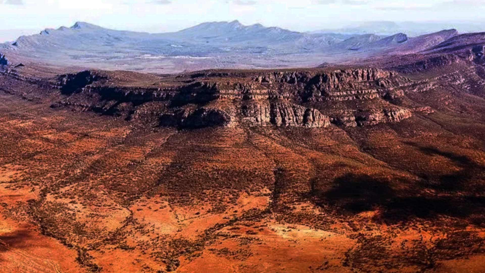 Wilpena Pound Central To Adnyamathanha Dreaming Serpents Form Flinders   Wilpena Pound 222 