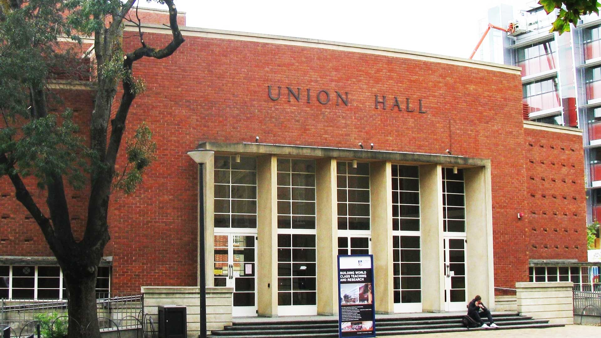 Union Hall switched from theatre venue to Adelaide University lecture